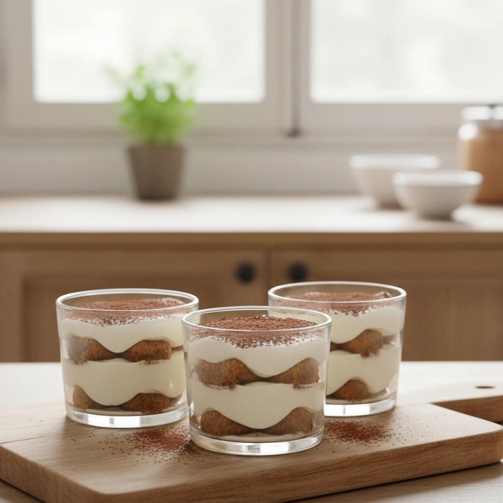 Votre tiramisu protéiné prêt en 15 minutes, sans mascarpone
