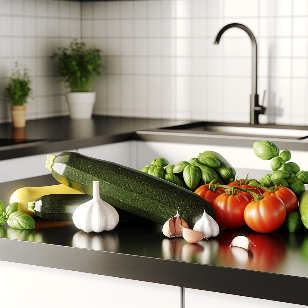 Infographie sur les bienfaits nutritionnels des courgettes
