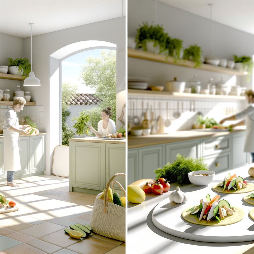 Illustration de méthodes de cuisson au four et grill