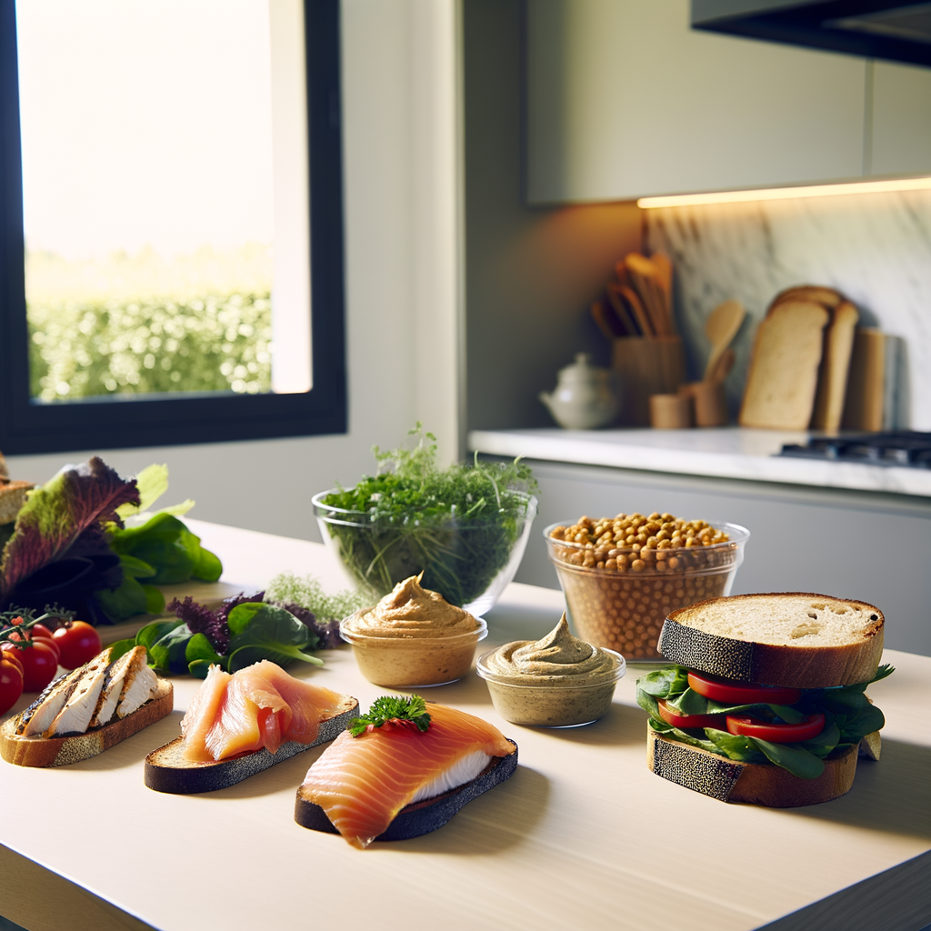Options de protéines saines pour sandwichs