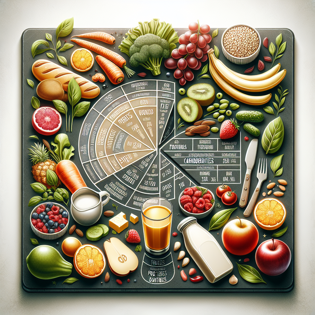 Infographie sur l'équilibre alimentaire