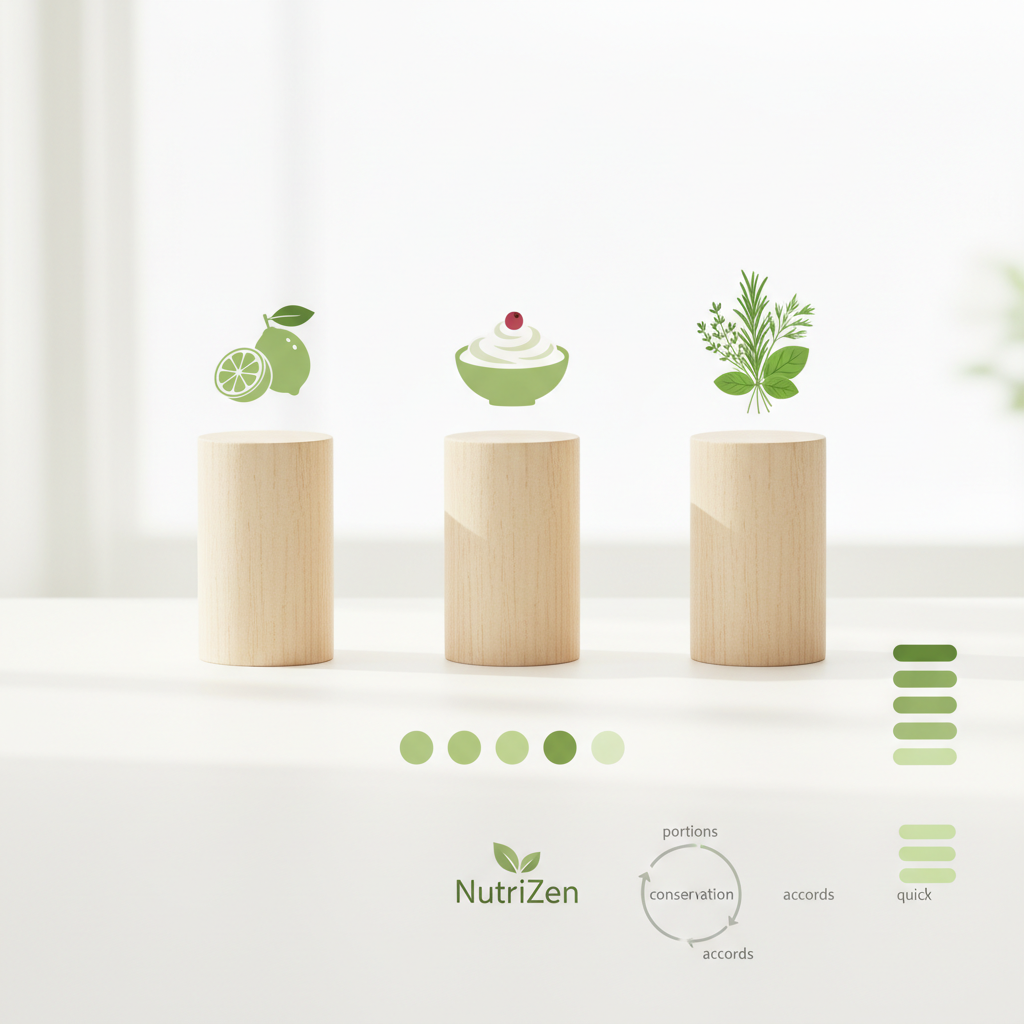 Infographie simple : acidité, onctuosité, aromatiques