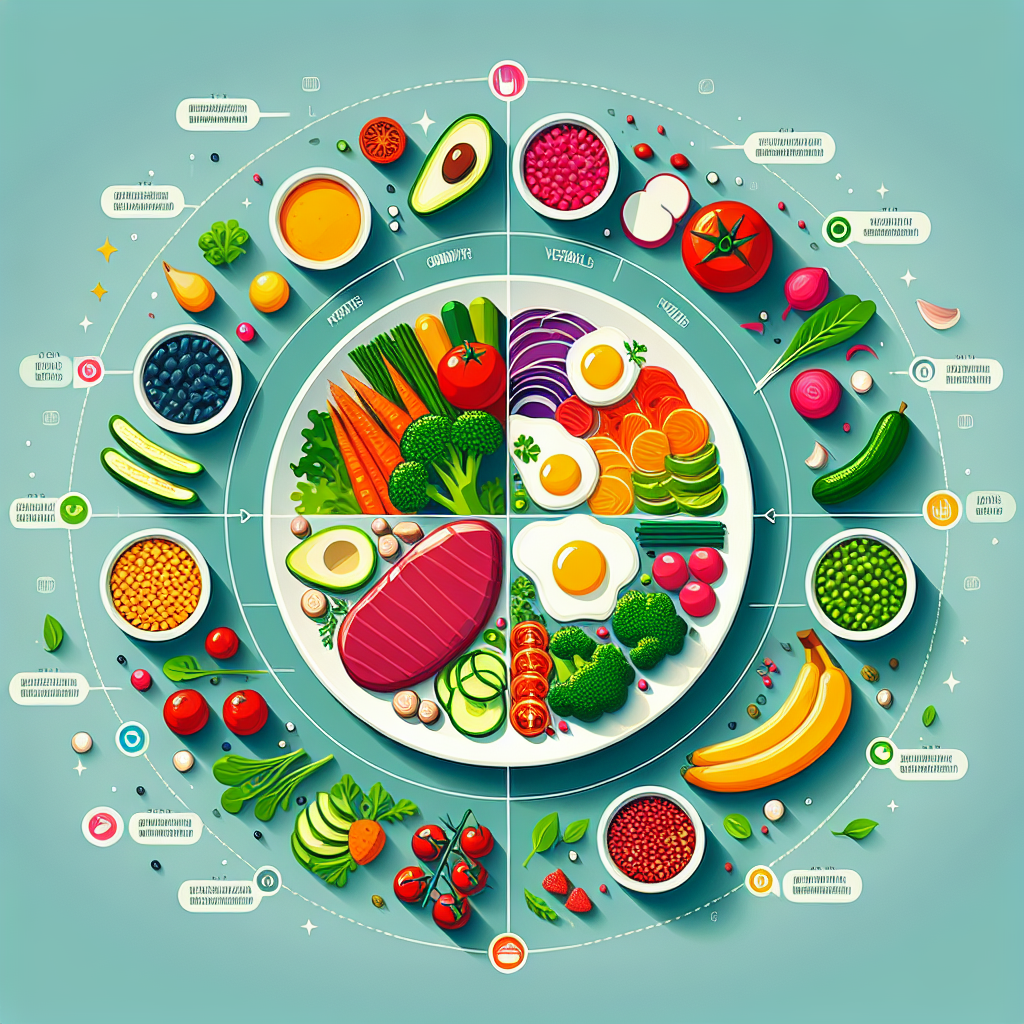 Illustrations d'épices et de légumes de saison