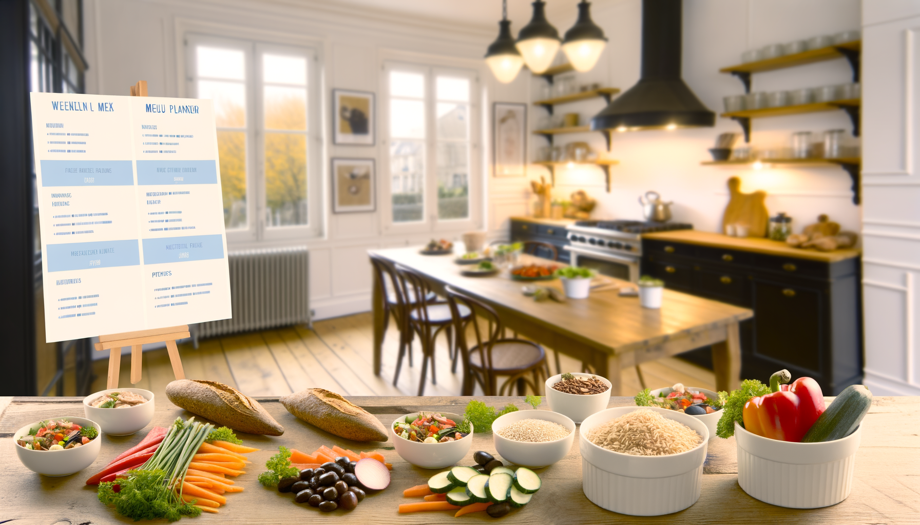 Infographie sur les avantages de la planification des repas