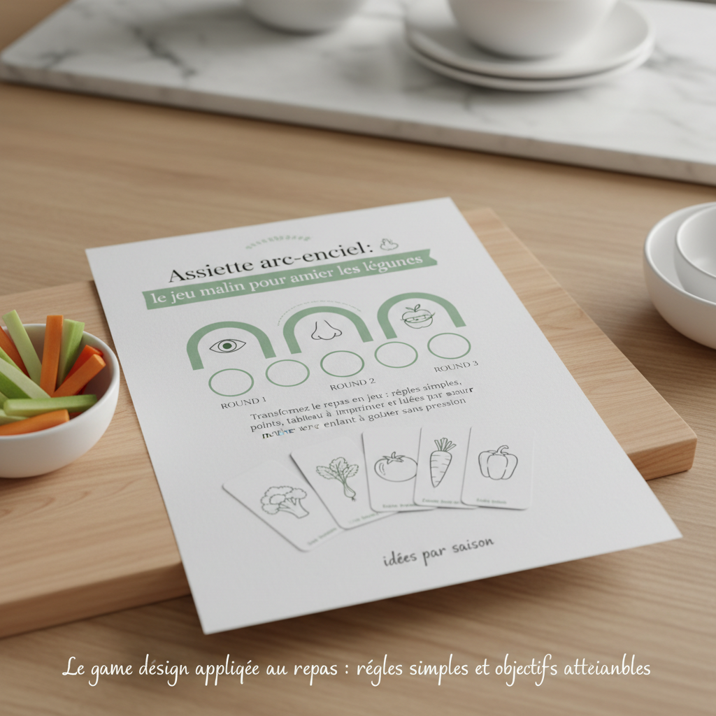 Infographie des 3 manches avec piste de score simple