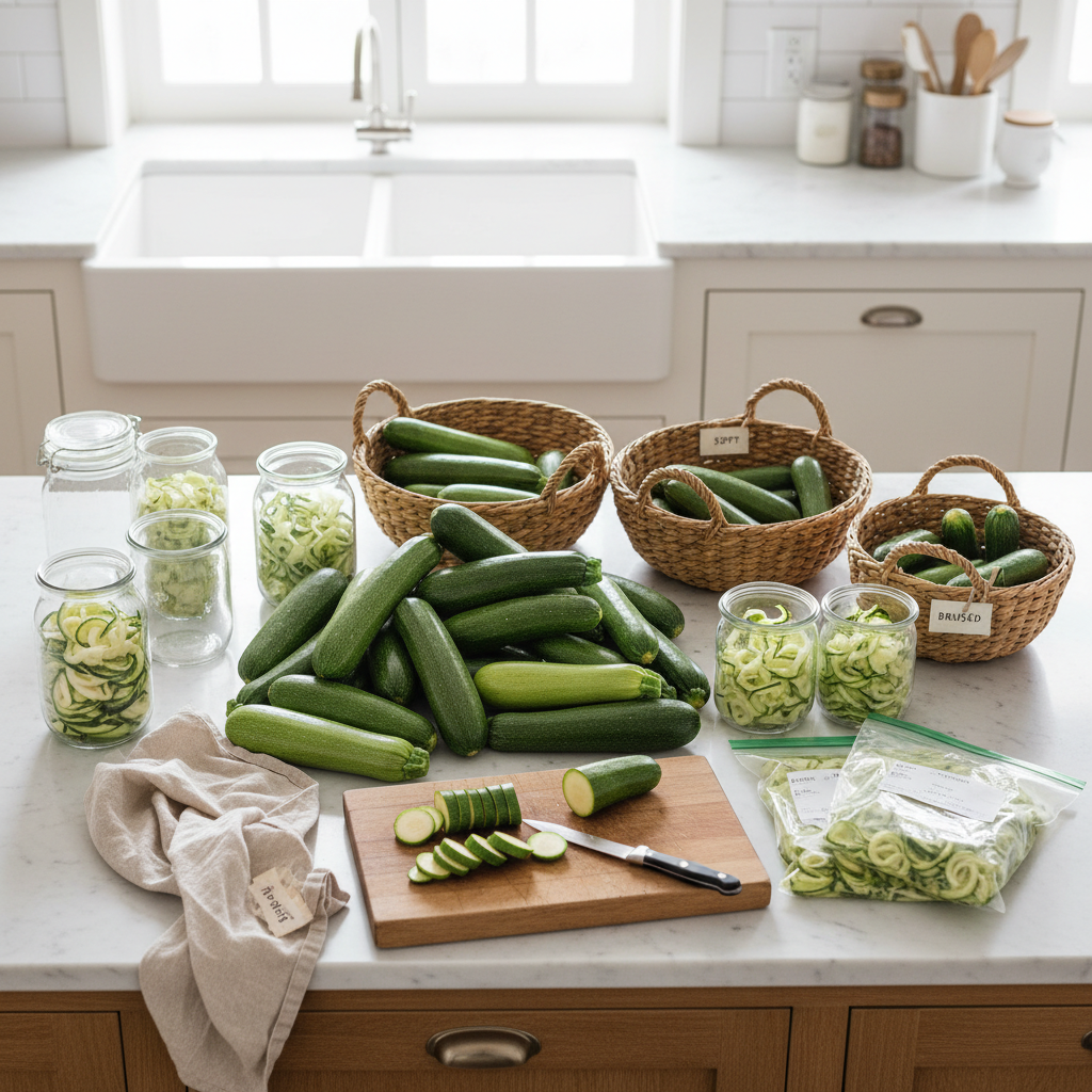 Beaucoup de courgettes ? On organise, on cuisine, on savoure