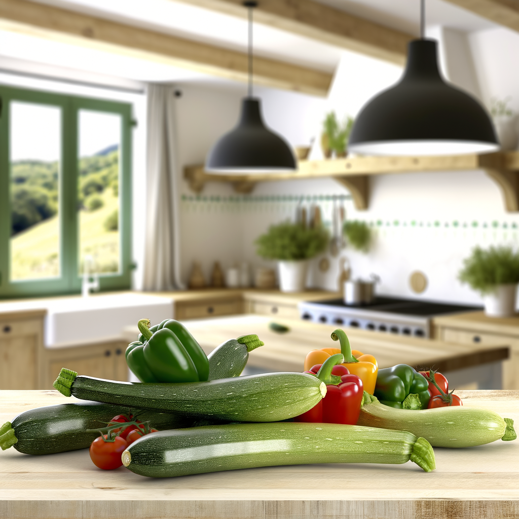 Infographie des bienfaits nutritionnels des courgettes