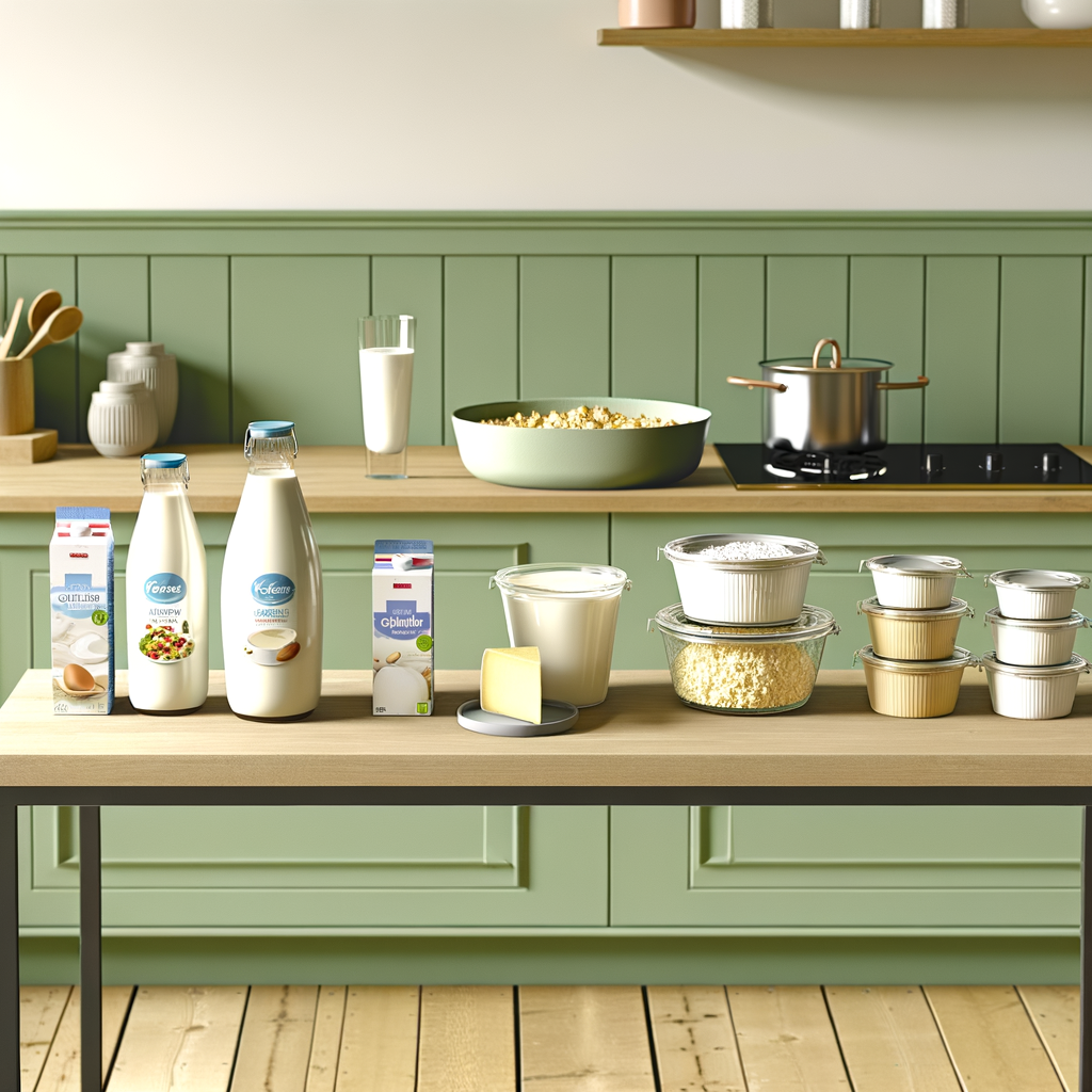 Différents substituts pour la crème et le fromage dans le gratin
