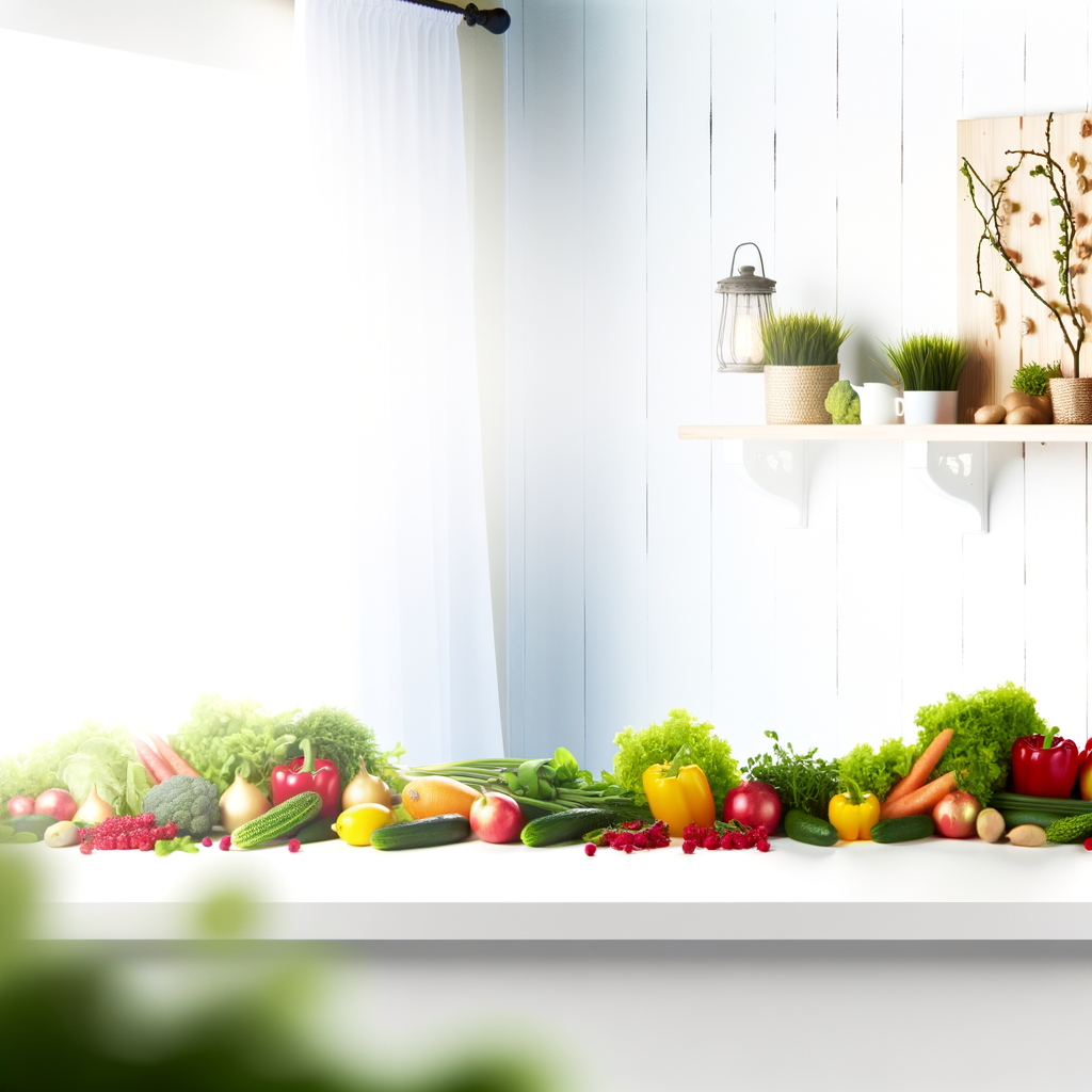 Légumes et fruits de printemps