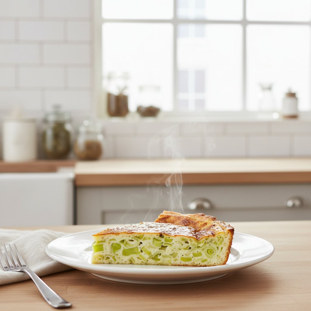 Envie d’une quiche aux poireaux légère, fondante et simple ?