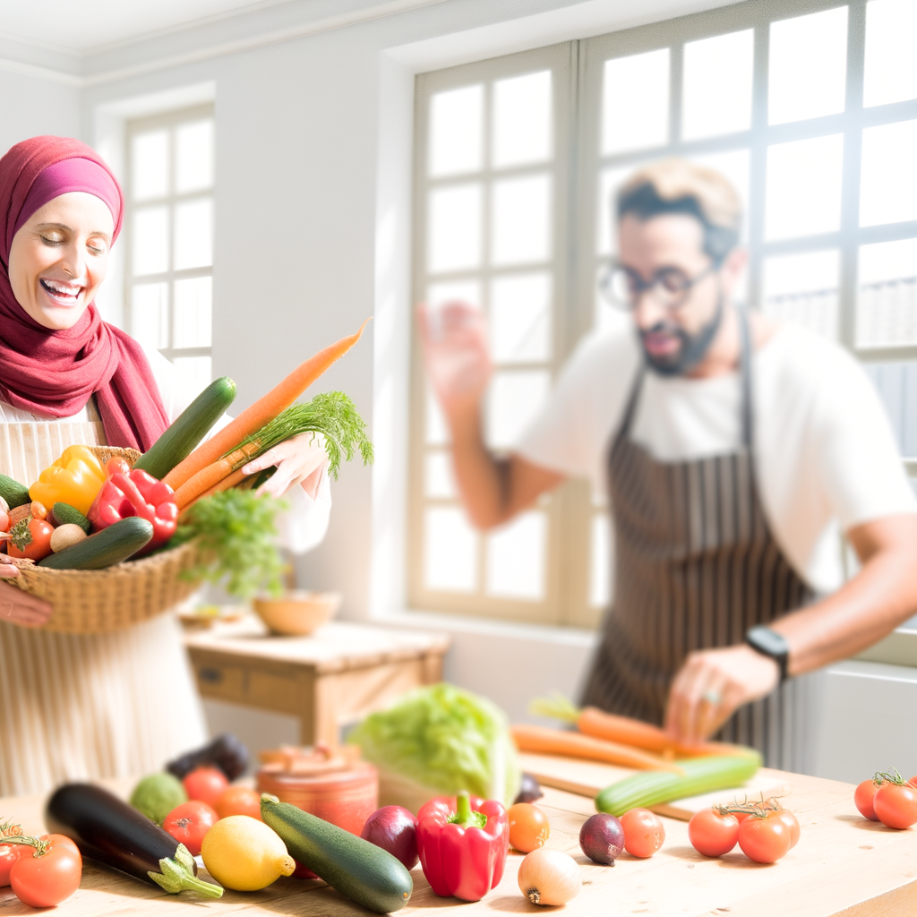 Infographie sur les bienfaits d'une alimentation saine