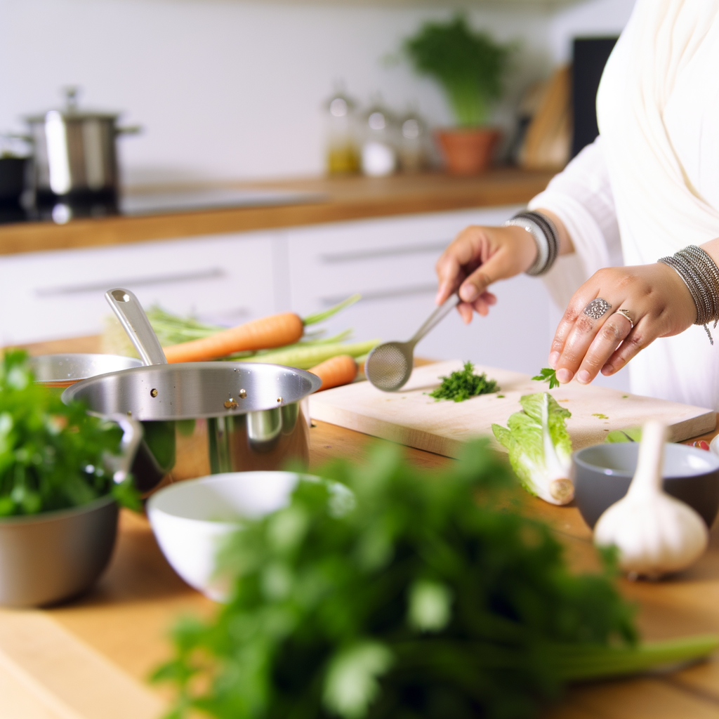 Photos étape par étape de la préparation des repas healthy