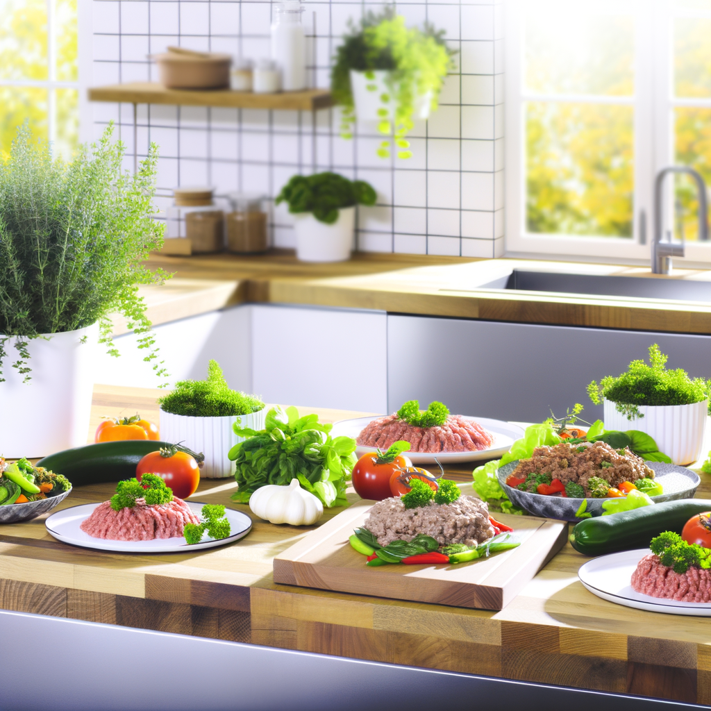 Photos étape par étape de recettes saines avec viande hachée