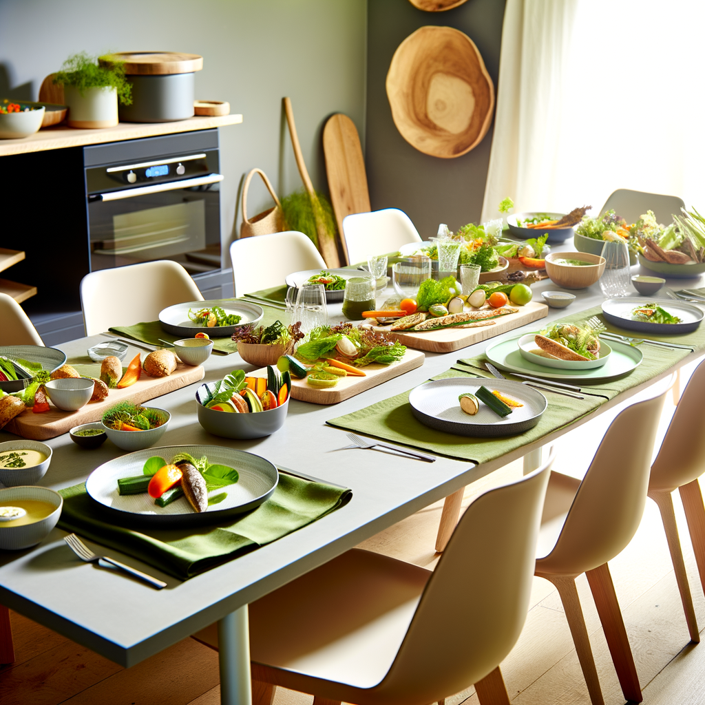 Plats préparés avec trois ingrédients