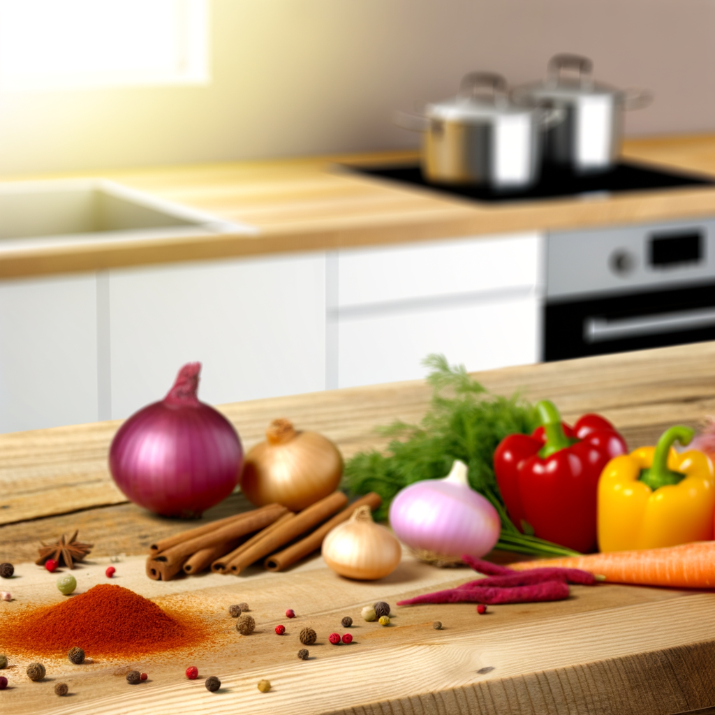 Épices et légumes de saison